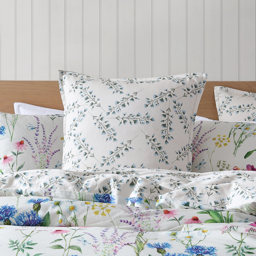 Floriana Ivory European-Style Decorative Pillowcase for Bedroom