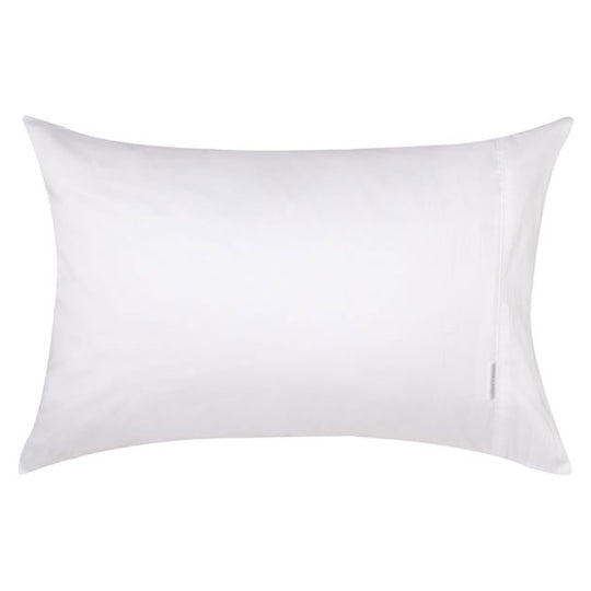Luxurious 400TC White Standard Pillowcase Made of 100% Egyptian Cotton Sateen