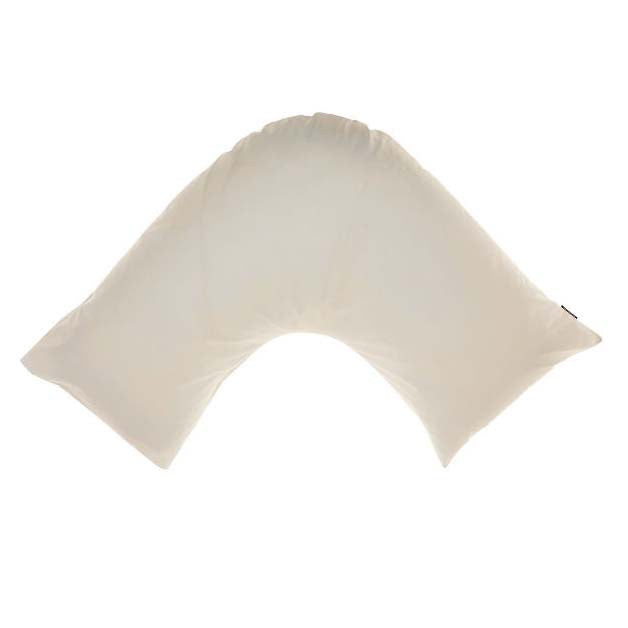 100% Cotton 500TC Taupe V-Shaped Pillowcase from Augusta