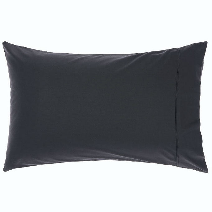 Luxurious Nara Charcoal 400TC Bamboo Cotton Queen Bed Sheet Set with 50cm Wall