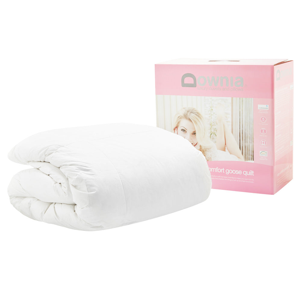 Single Bed Cozy Collection Comforter Made of Down and Feather | Doona for a Warm Winter