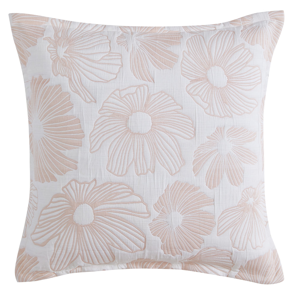 Exquisite Poppi Rose Design European-Style Pillowcase for Modern Bedrooms