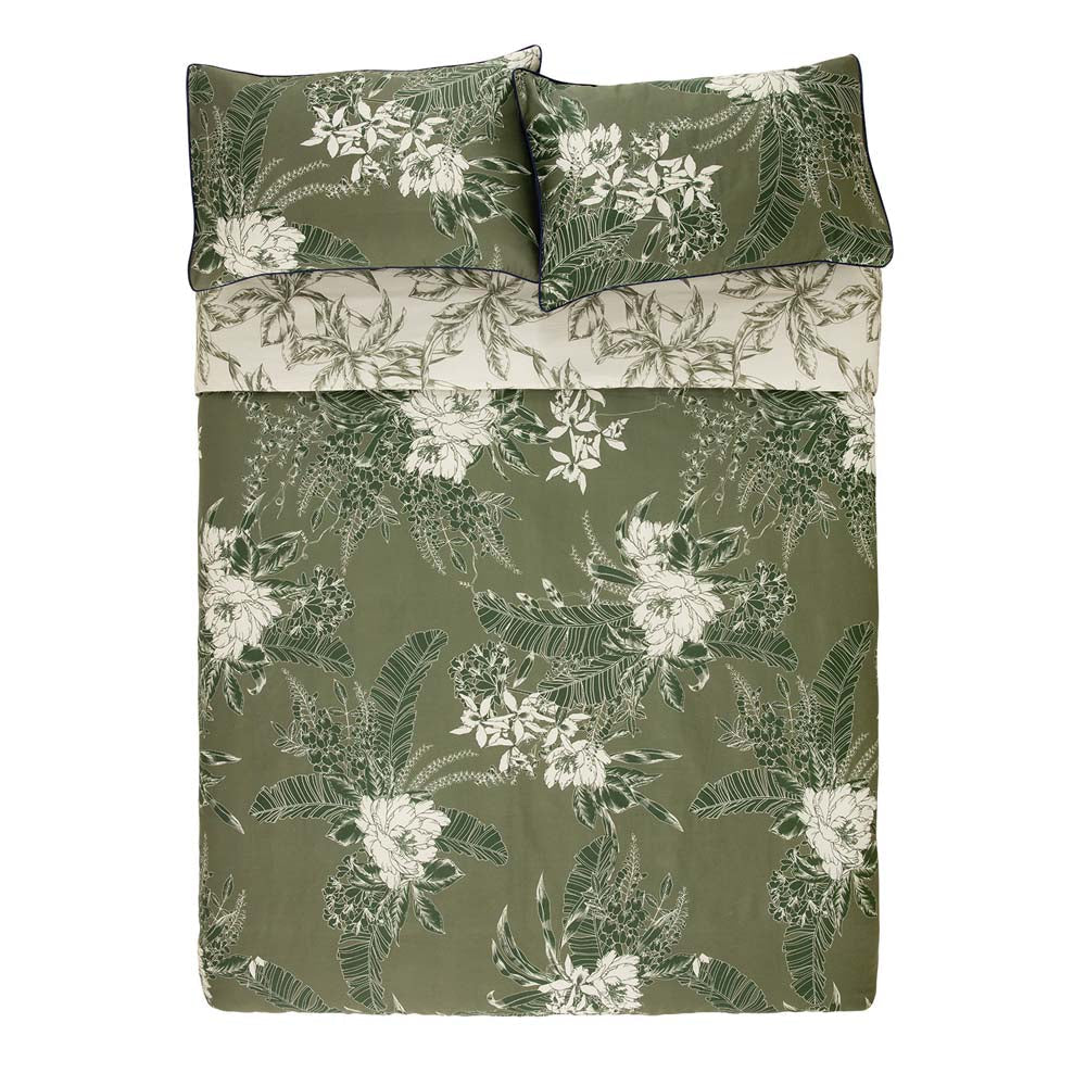 KAS Super King Size Ivy Multi - Pattern Quilt Cover Set
