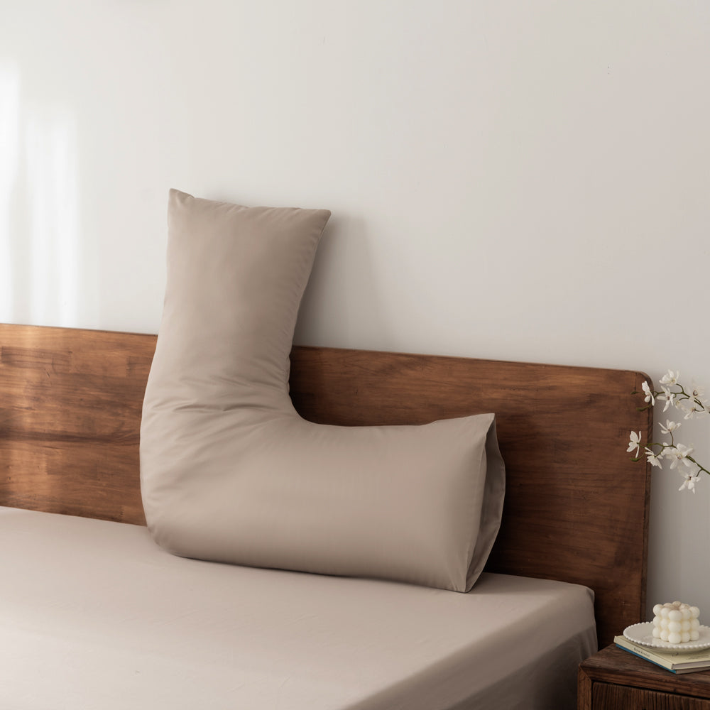 Casey 400TC V-Shaped Luxury Cotton Linen Pillowcase