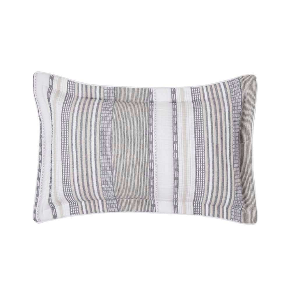 Brunswick Chambray Decorative Filled Cushion for Coastal Home Decor
