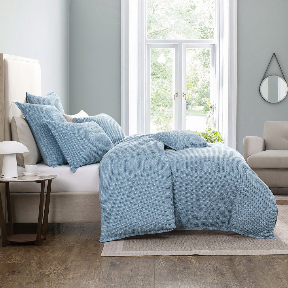 Urban Steel Luxury Quilt Cover Set for Queen Size Bed