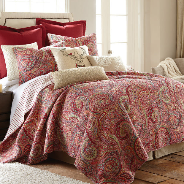 Luxurious Boston Super King Size Coverlet Set for Bedroom Decor