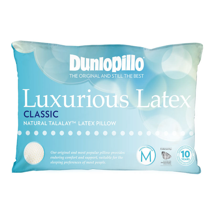 Exquisite Premium Talalay™ Latex Medium-Profile Comfort Pillow