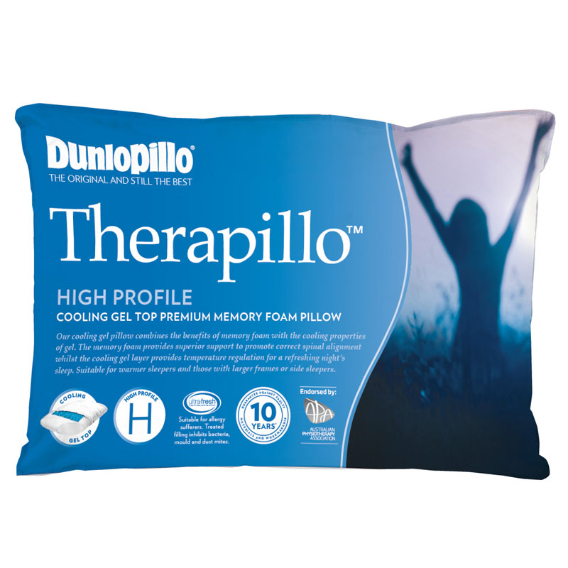 Therapillo Cooling Gel Memory Foam Pillow for Extra Support and Comfort