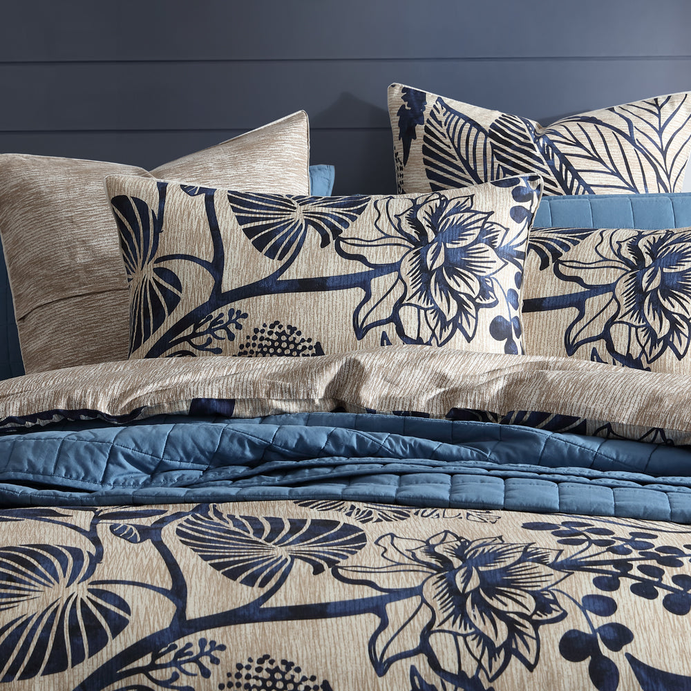 Logan and Mason King Size Kuranda Blue Quilt Cover Set
