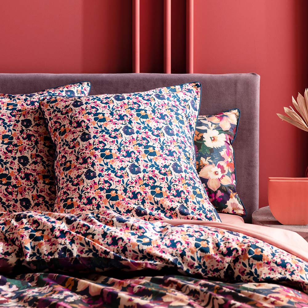 Double Bed KAS Nevie Multi - Patterned Quilt Cover Set for a Feminine Decor