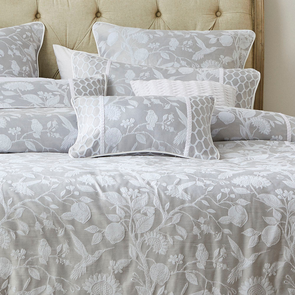 King Size Bed Philomena Dove Quilt Cover Set from Private Collection