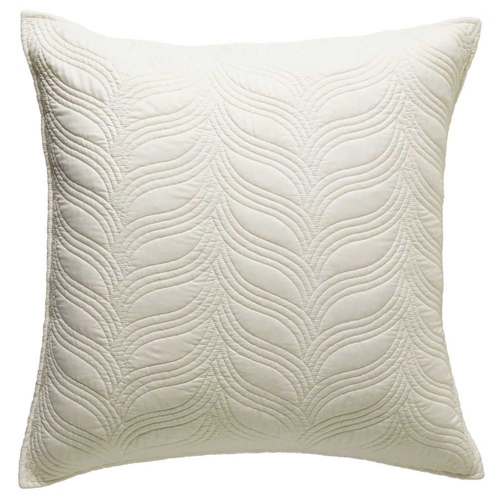 Bianca Kamala Elegant Cream Square Filled Decorative Cushion