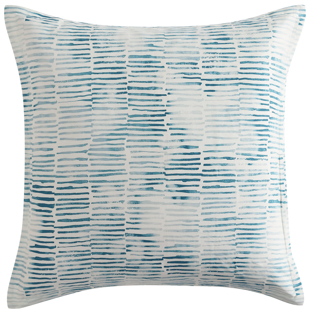 European-style Kiama Blue Decorative Pillowcase for Home Bedding