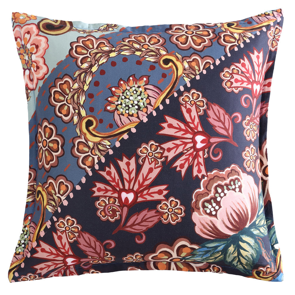 Logan and Mason Bohemian-style Decorah European Pillowcase with Abstract Mandala Design