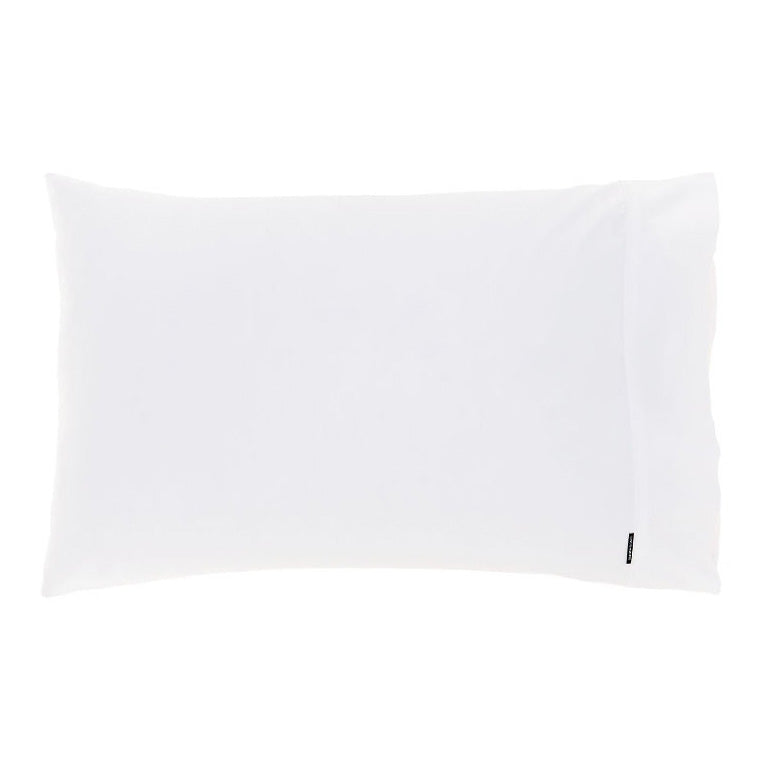100% Cotton 500TC Augusta White Standard Cuffed Pillowcase