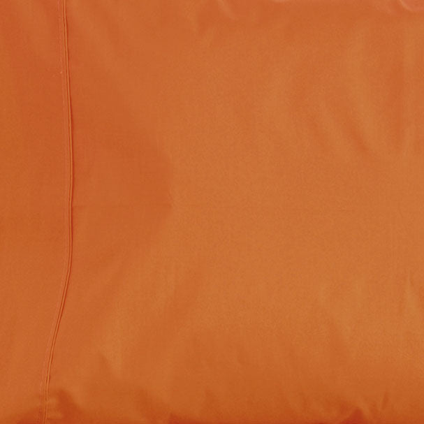 La Via 400TC 100% Cotton Orange Fitted Sheet for Double Bed