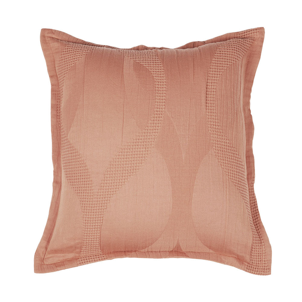 Bianca Bradford Earth-Toned Square Decorative Filled Cushion for Home Decoration