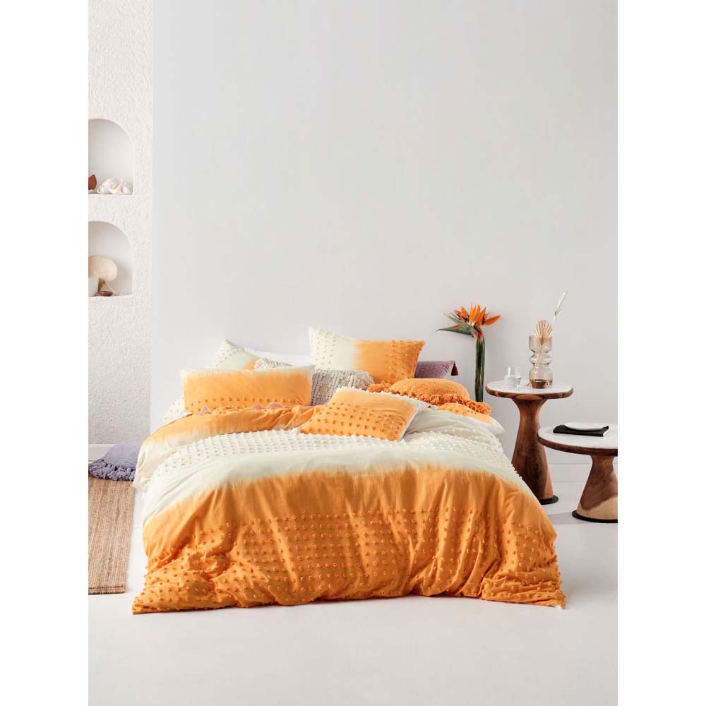 Super King-Size Basque Marigold Quilt Cover Set for Bohemian Bedrooms