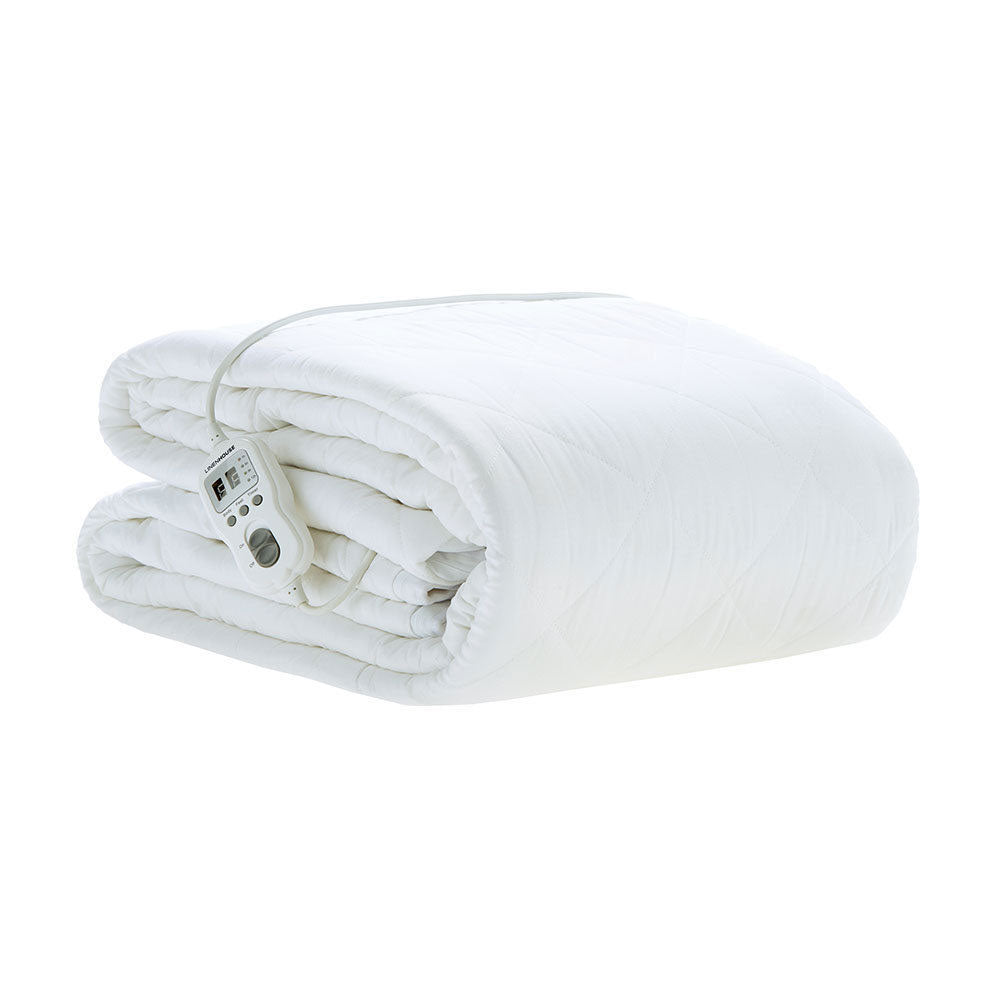 Super King Size Quilted Multi - Zone Electric Blanket for Ultimate Warmth