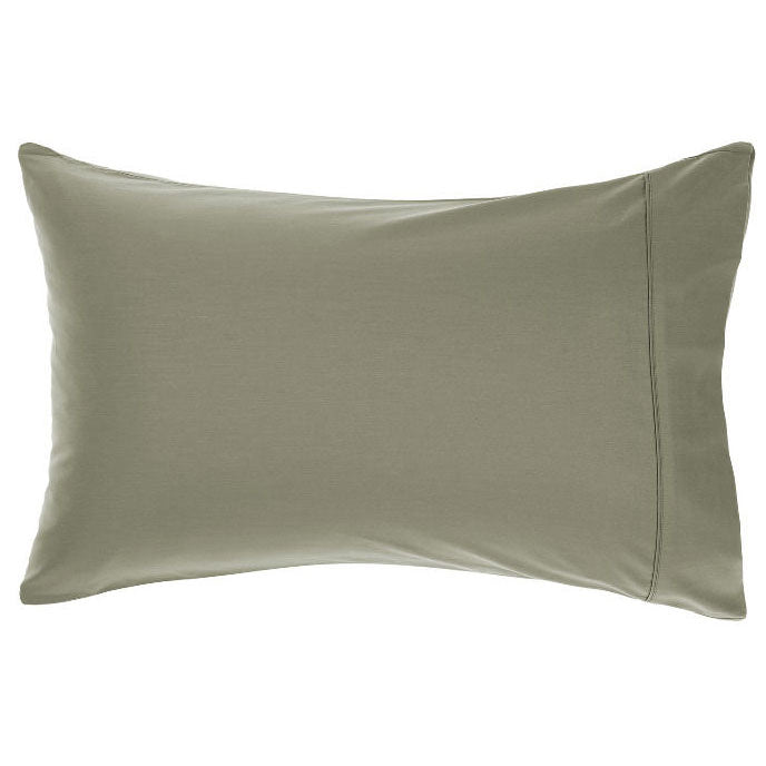 Double Bed 50cm Nara Moss 400TC Super - Soft Bamboo Cotton Sheet Set