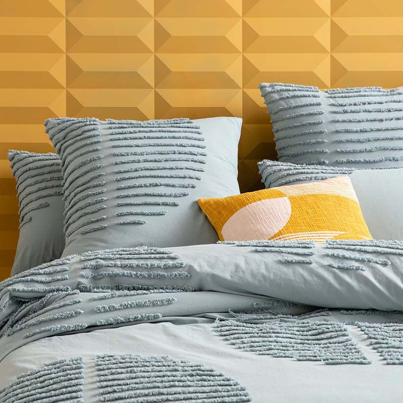 KAS Elegant Seafoam King - Sized Quilt Cover Set by Barlow