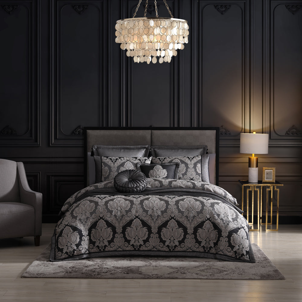 Emerson Granite Luxury Quilt Cover Set for Queen Size Bed