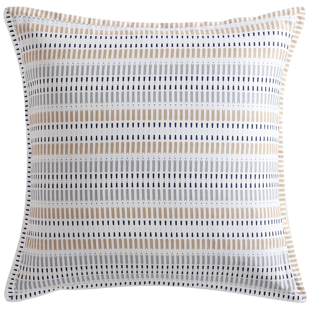 Navy European-Style Pillowcase Inspired by Statham Design