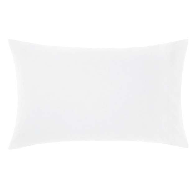 Linen House Nimes All - Season White Standard Pre - shrunk Linen Pillowcase