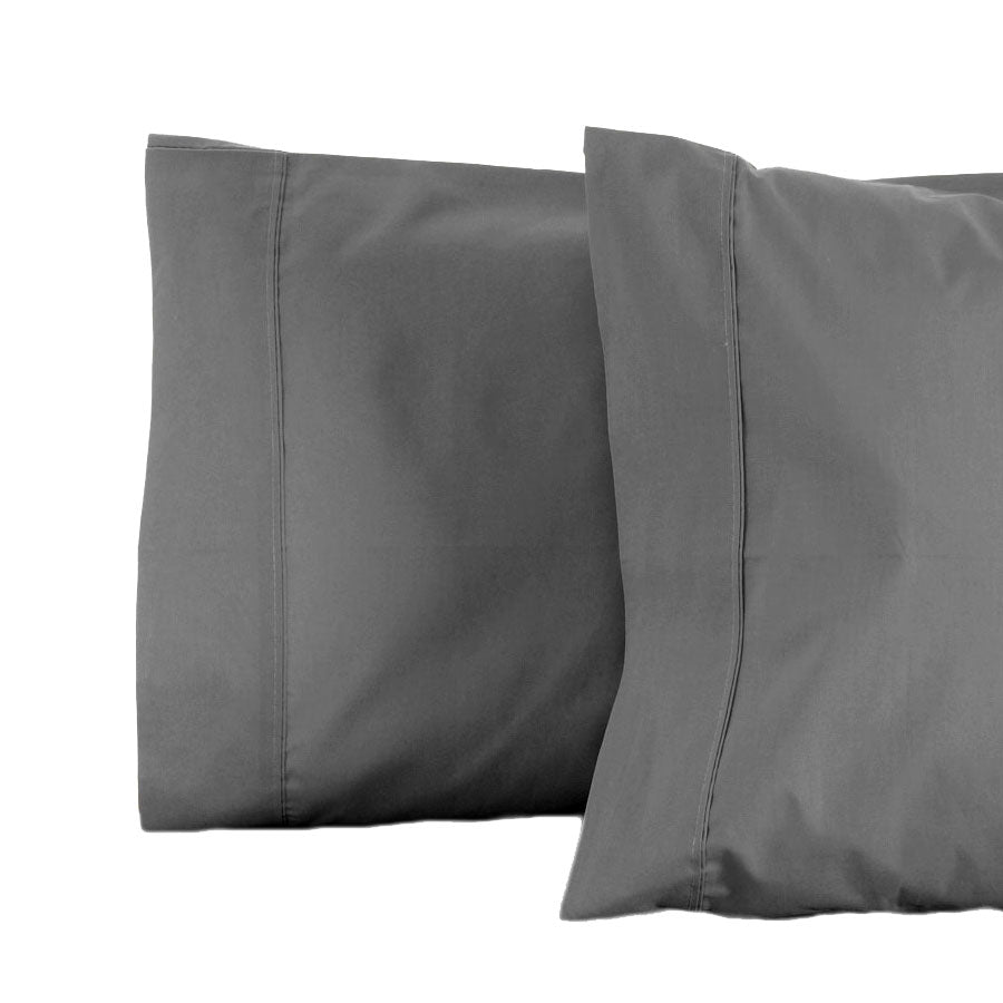 La Via 100% Cotton 400TC Midnight Standard Pillowcase Set of 2