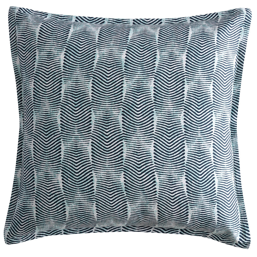 European-Style Cape Conran Teal Pillowcase by Logan and Mason