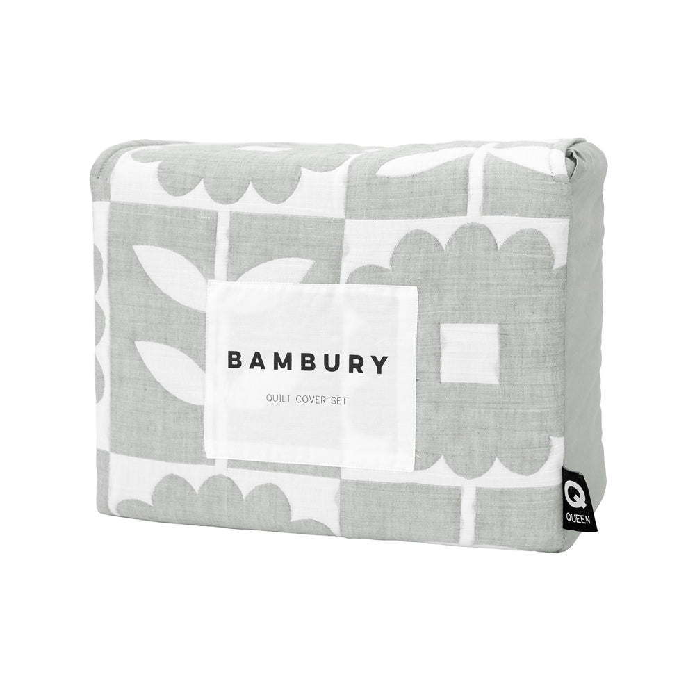 Bambury Super King-Size Bloom Quilt Cover Set for Bedrooms