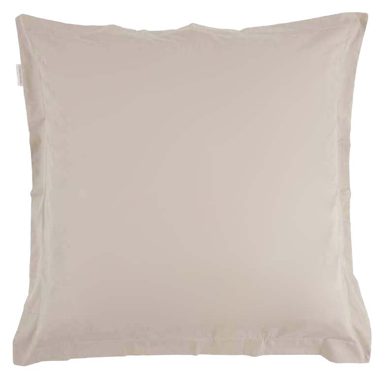 European Pillowcase - 300TC Stone Cotton Percale for Breathable Comfort