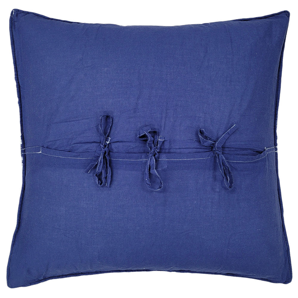 Stylish White and Blue Robin Plaid All - Cotton European Pillowcase