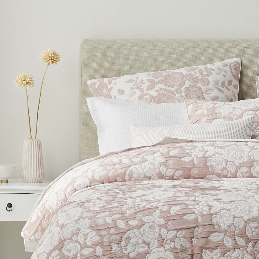 Coralie Dusk Queen - Sized Bed Quilt Cover Set for a Dreamy Bedroom Decor