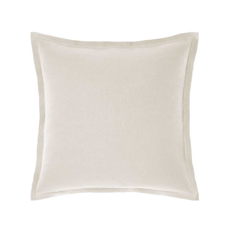 All - Year - Round Nimes Natural Pure Linen Square Filled Decorative Cushion