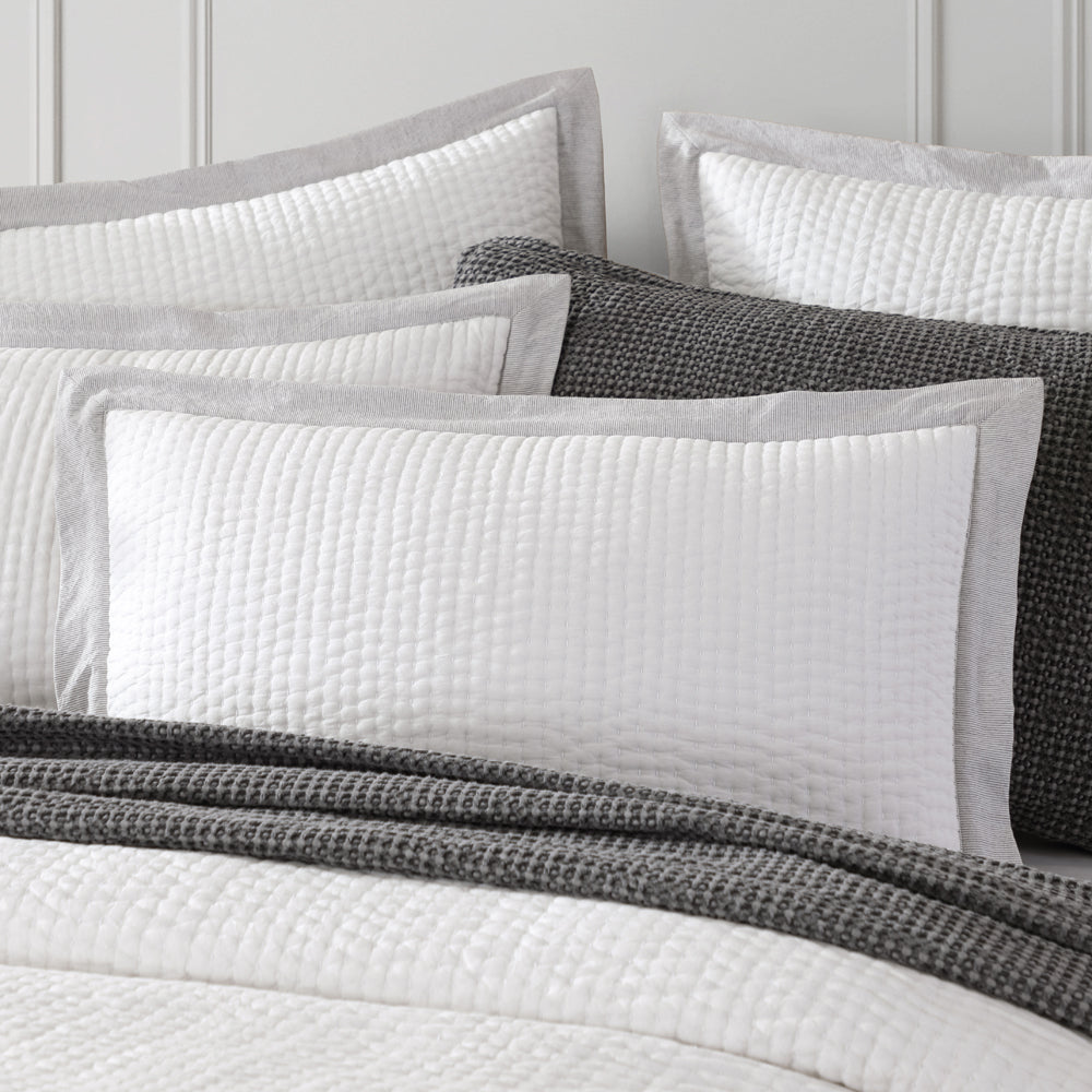 Felix King - Sized Charcoal Quilt Cover Set with Classic Style