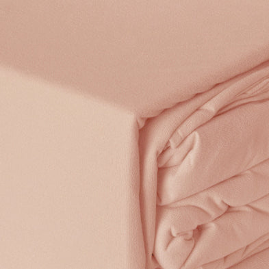 Ramesses Luxury Micro Flannel Rose Pink Bed Sheet Set for Queen-Sized Beds