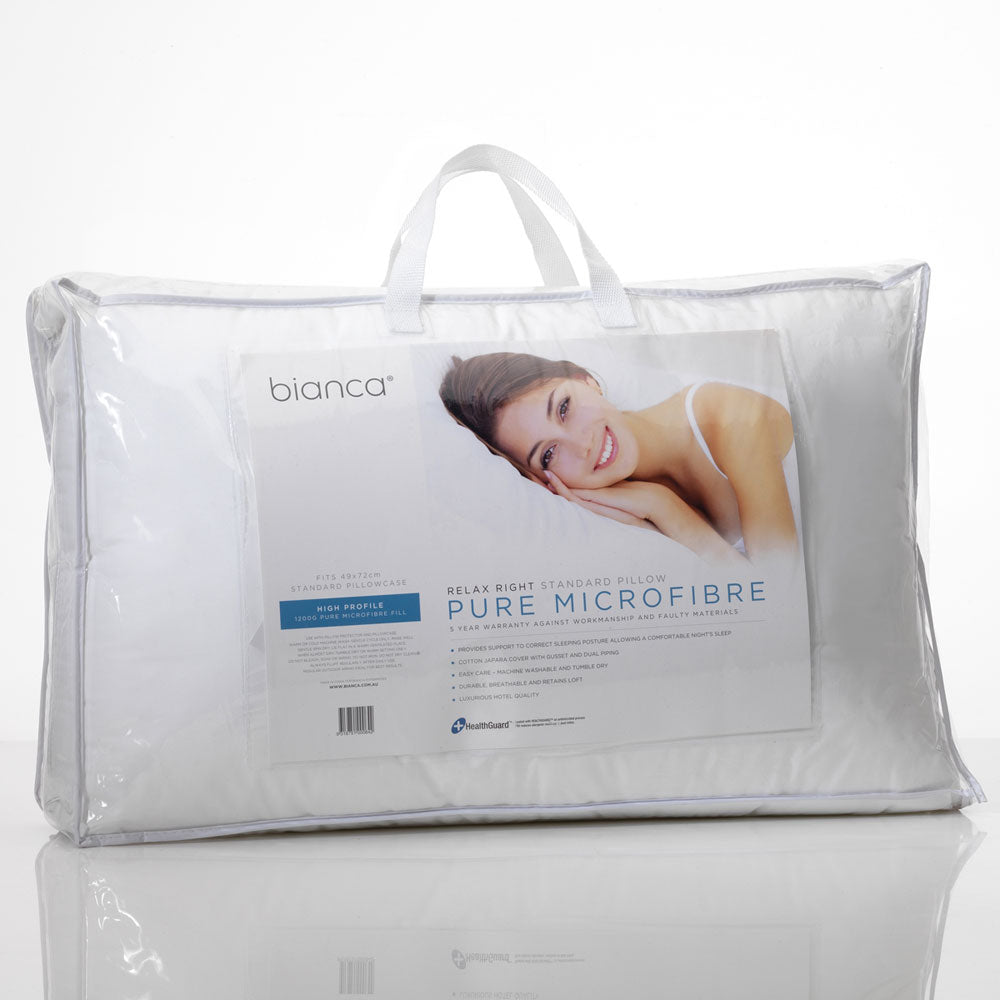 Ultra - Comfortable Microfibre High - Profile Luxury Hotel Pillow