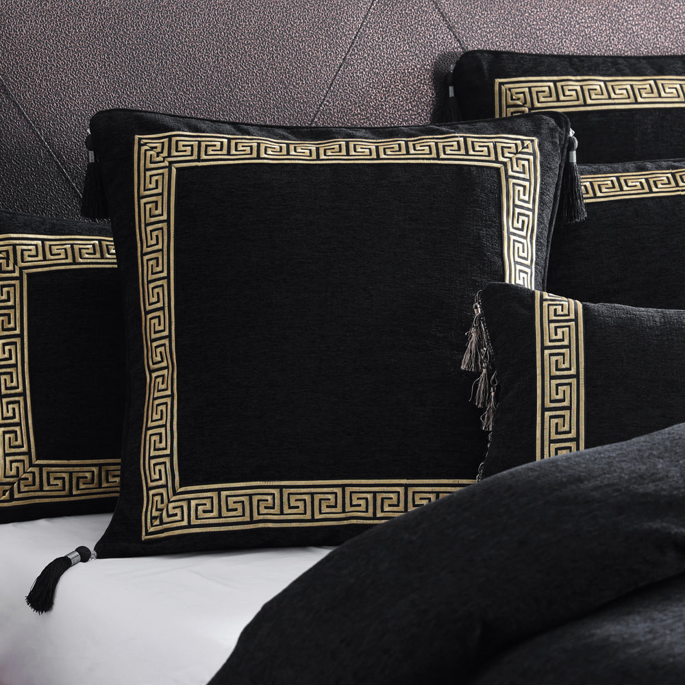 Stylish Olympia Black European-Style Pillowcase for Elegant Home Decor