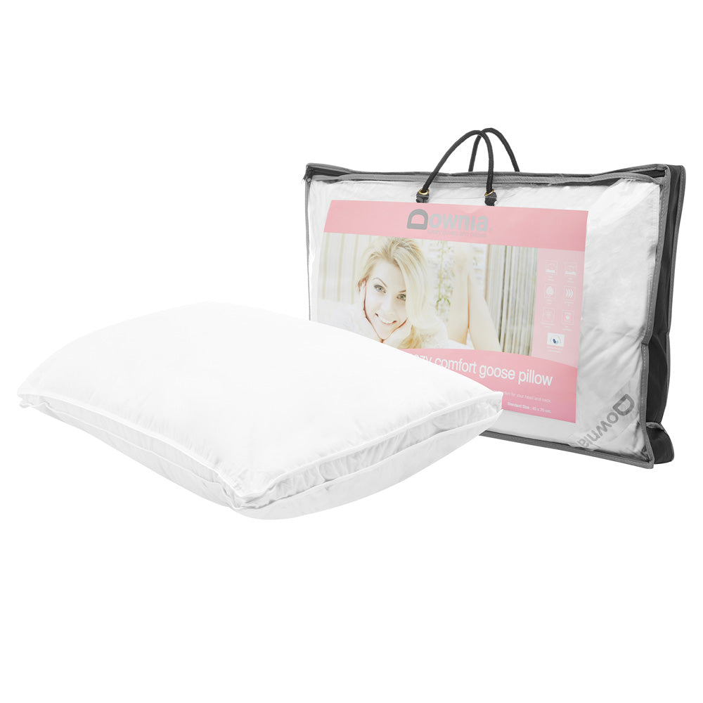 Comfortable Down and Feather Medium-Profile Pillow from Cozy Collection