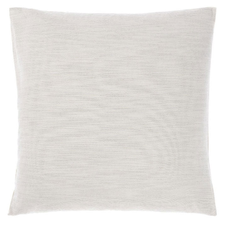 Napier Black Garment-Washed European Pillowcase for Minimalist Style