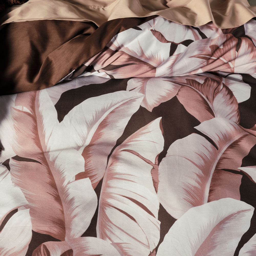 Super King Kalena Cinnamon Quilt Cover Set - A Modern Decor Alternative
