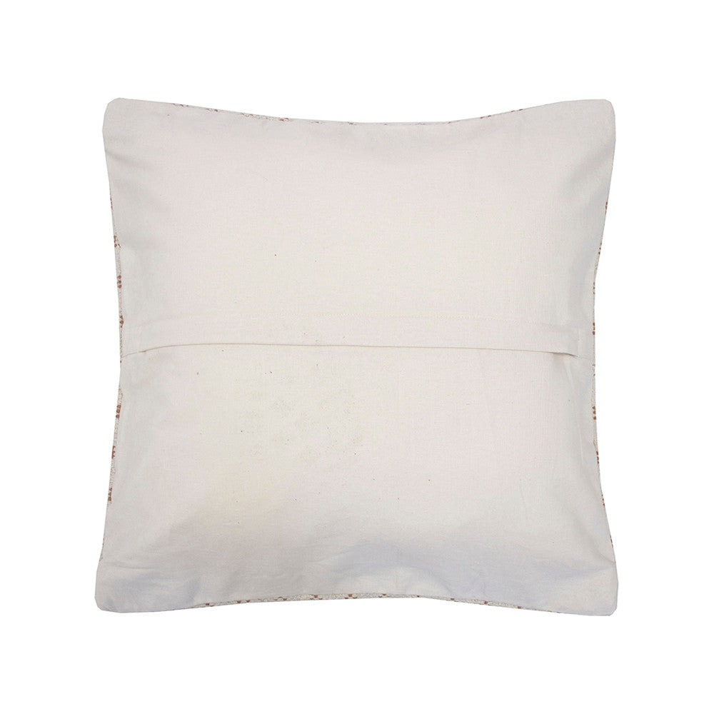 Square Filled Decorative Cushion in Merle Fawn Color