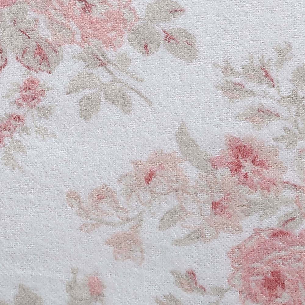 Lisalee Single Bed Soft Pink Flannelette Sheet Set with Elegant Design