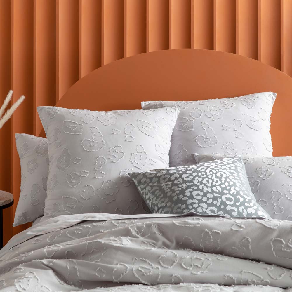 KAS Perry European Pillowcase in Stylish Grey Color