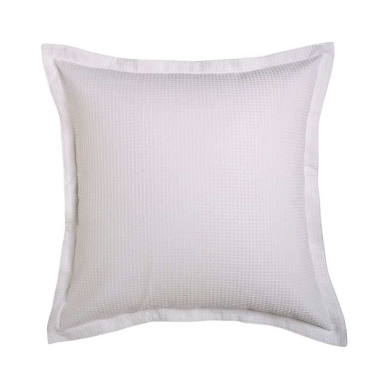 Platinum Logan and Mason's Elegant White Ascot European Pillowcase