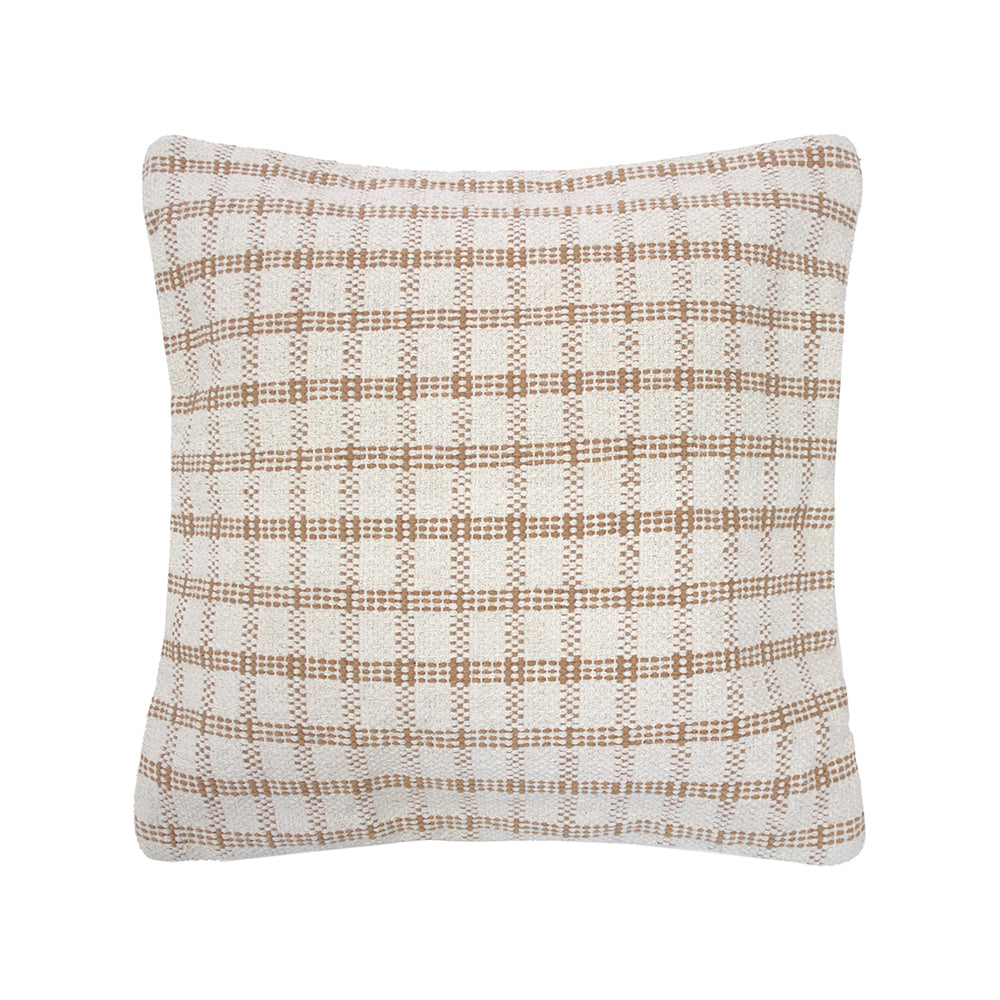 Square Filled Decorative Cushion in Merle Fawn Color
