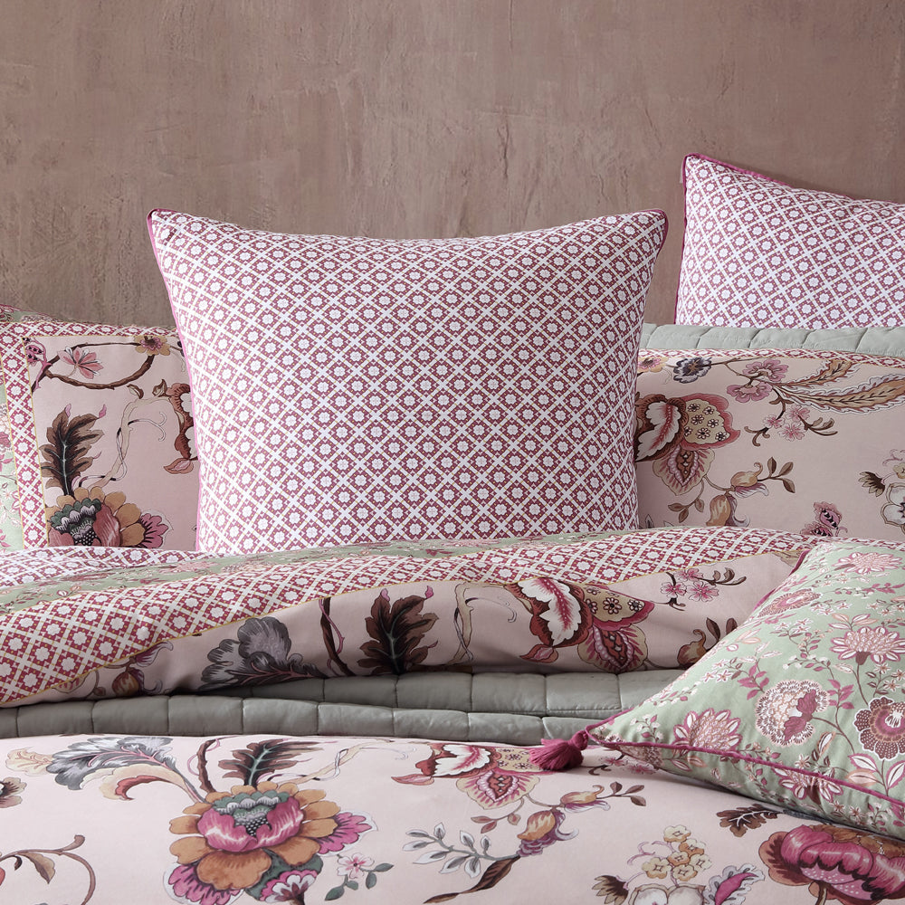 European-style Lorelai Rose Decorative Pillowcase for Bed