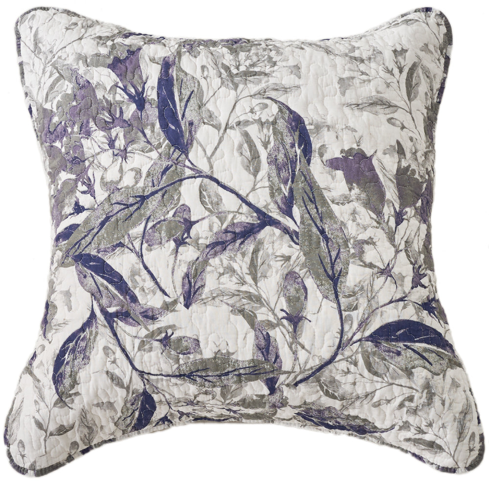 European Pillowcase with Calming Forest Dreams Floral Design